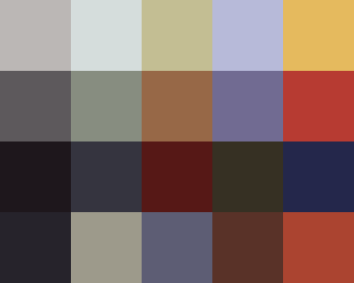 Palette grid for Akira
