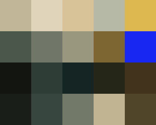 Palette grid for Children of Men