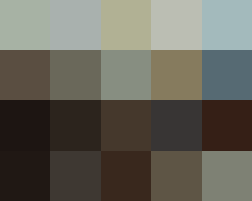 Palette grid for Chinatown
