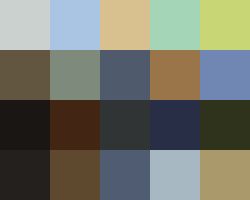 Palette grid for City Of God