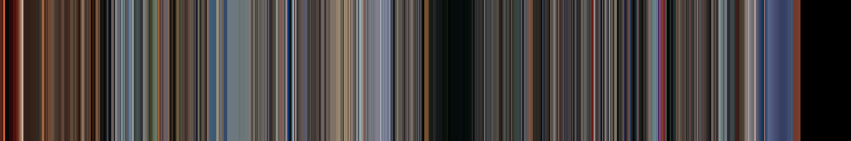 Color strip for Koyaanisqatsi