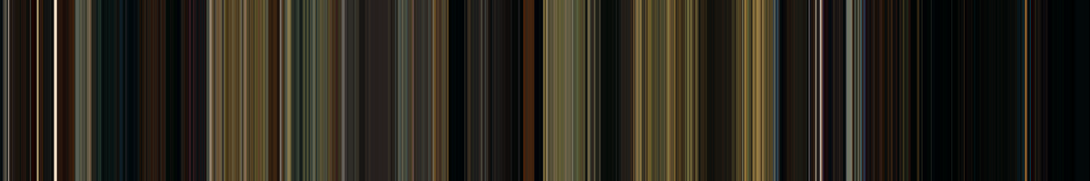 Color strip for Once Upon A Time In Hollywood